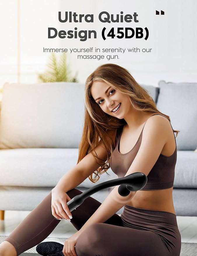 MASAJEADOR MUSCULAR ERGONÓMICO CON MANGO EXTENSIBLE