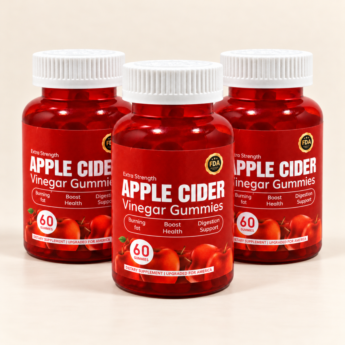 Gominolas de vinagre de manzana