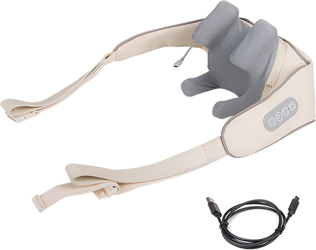 MASAJEADOR 5D CON CALOR PARA CUELLO Y HOMBROS