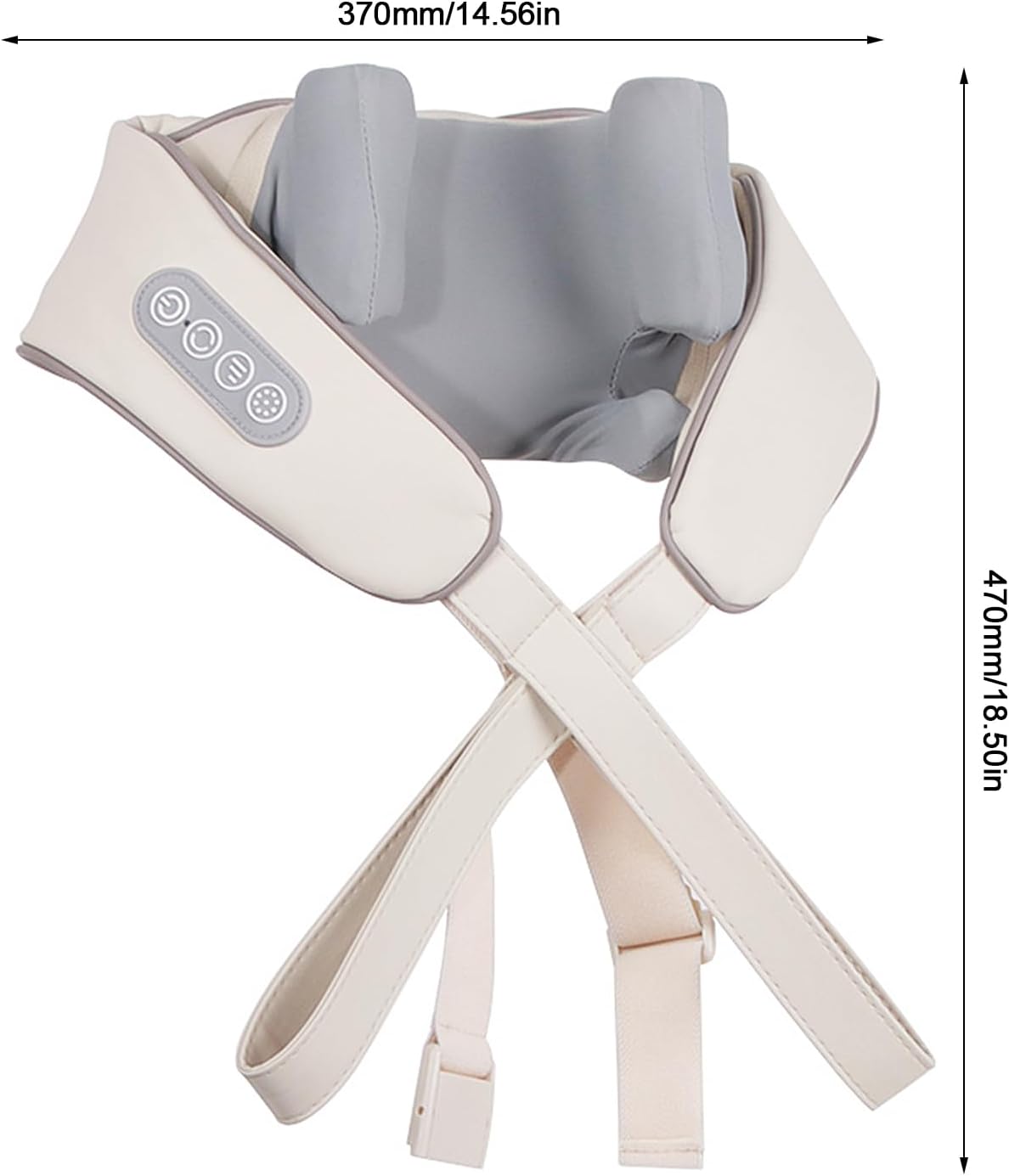 MASAJEADOR 5D CON CALOR PARA CUELLO Y HOMBROS