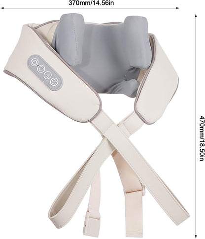 MASAJEADOR 5D CON CALOR PARA CUELLO Y HOMBROS