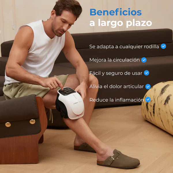 MASAJEADOR DE RODILLA CON LUZ INFRARROJO Y CALOR