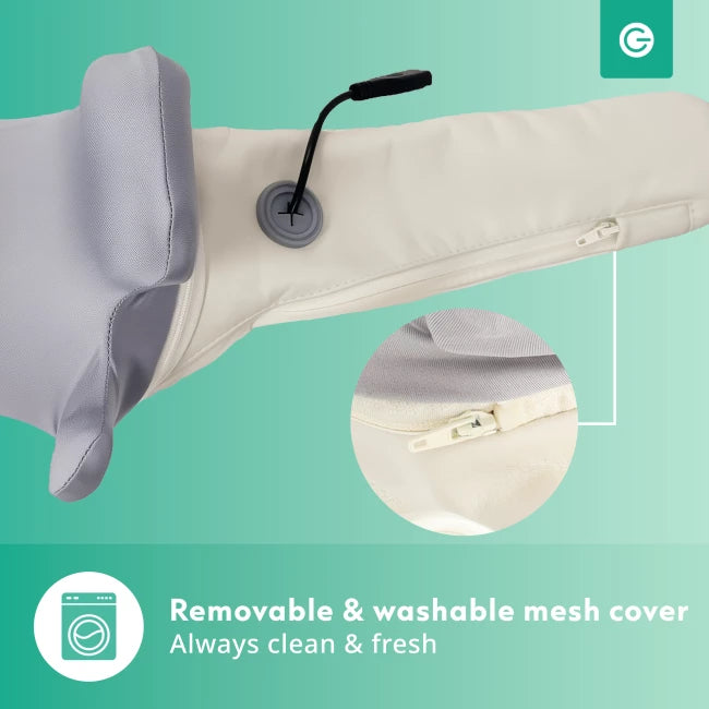 MASAJEADOR 5D CON CALOR PARA CUELLO Y HOMBROS