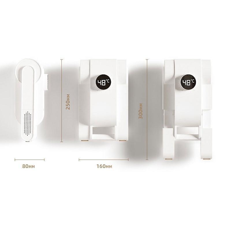 Calentador secador de zapatos portátil.