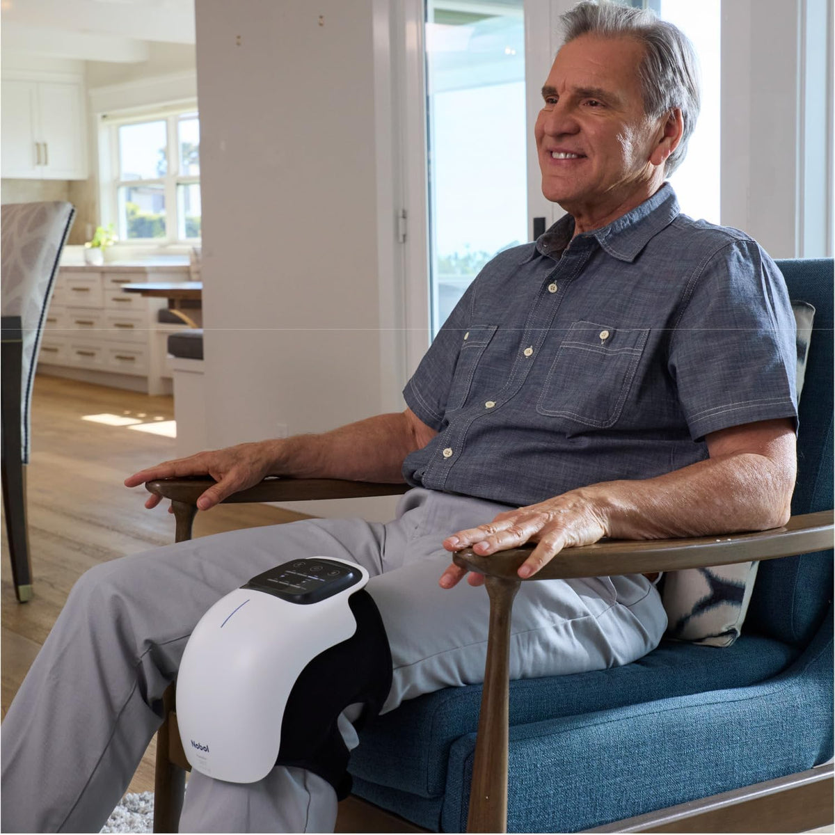 MASAJEADOR DE RODILLA CON LUZ INFRARROJO Y CALOR